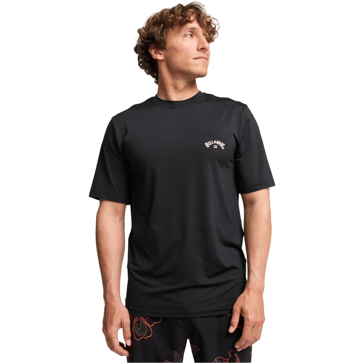 2026 Billabong Mens Arch Wave Short Sleeve Rash Vest EBYWR03019 - Black